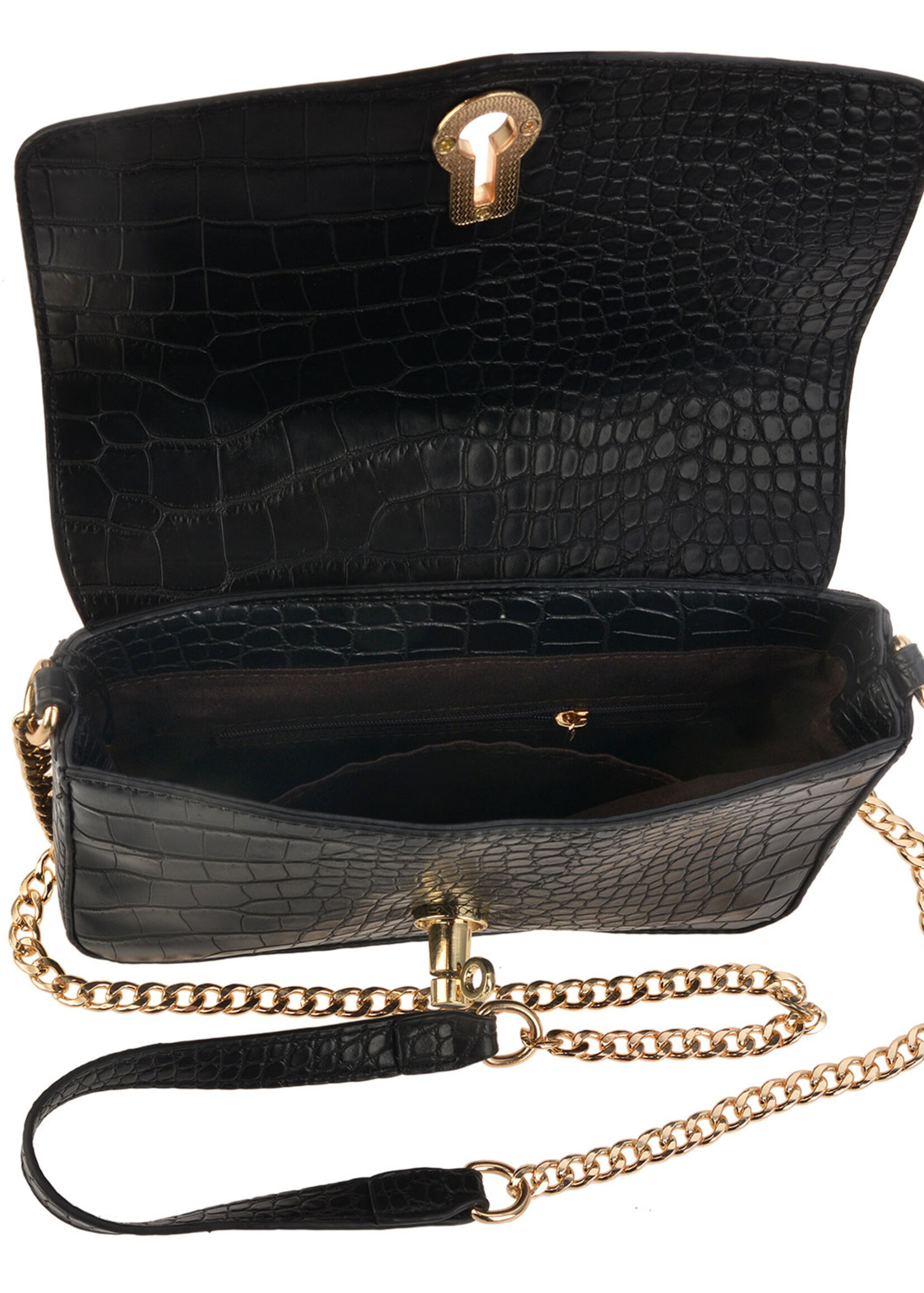 Clayre & Eef Sac 22*5*12 cm noir MLBAG0345