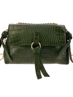 Clayre & Eef Tas 23*8*13 cm groen MLBAG0346