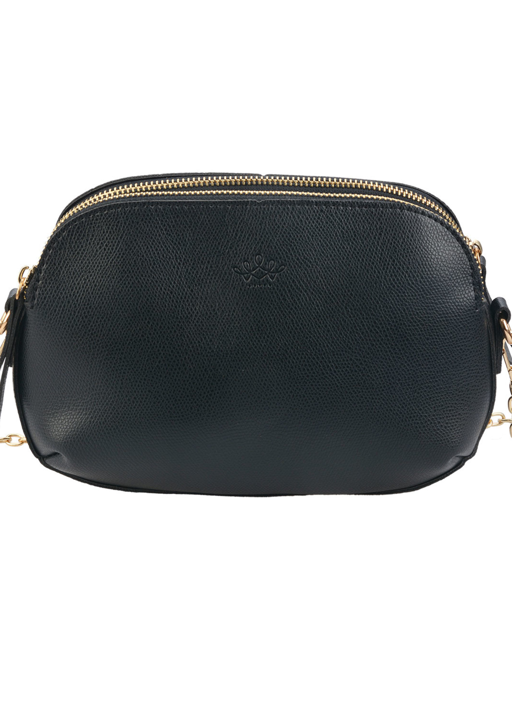 Clayre & Eef Tas 22*16 cm zwart MLBAG0352Z