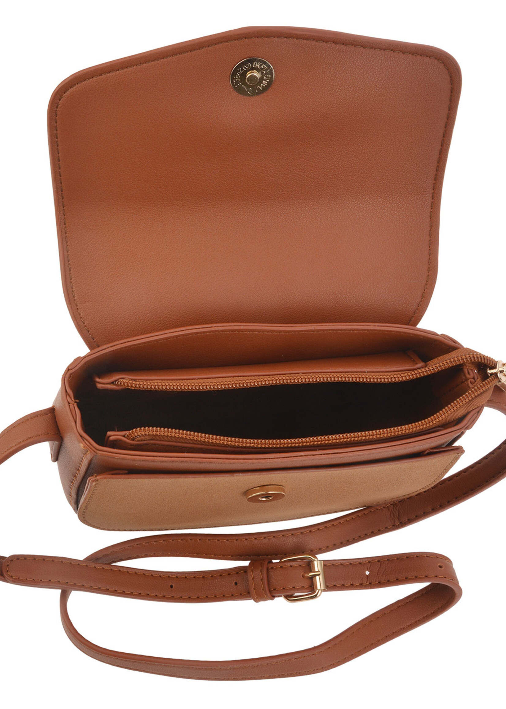 Clayre & Eef Sac 18*12 cm brun MLBAG0354CH