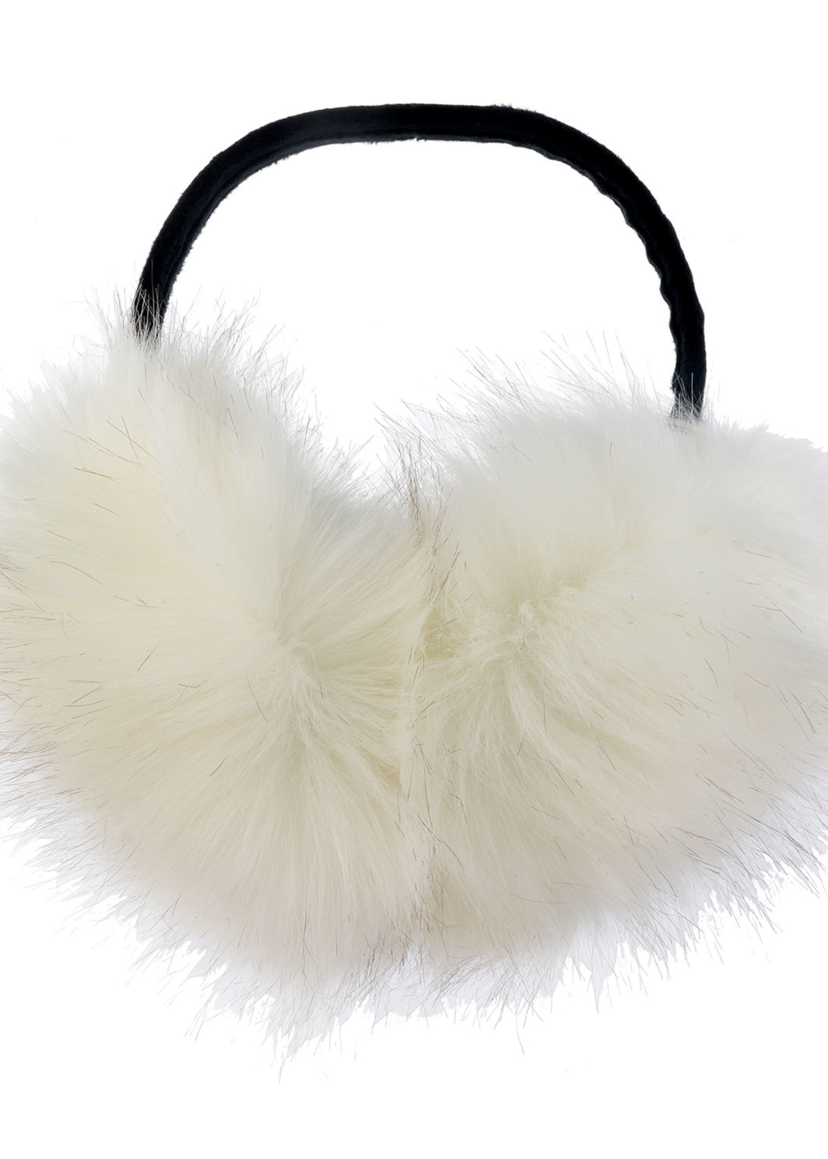 Clayre & Eef Cache oreille Ø 15 cm blanc MLEW0004