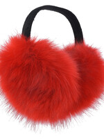 Clayre & Eef Cache oreille Ø 15 cm rouge MLEW0005