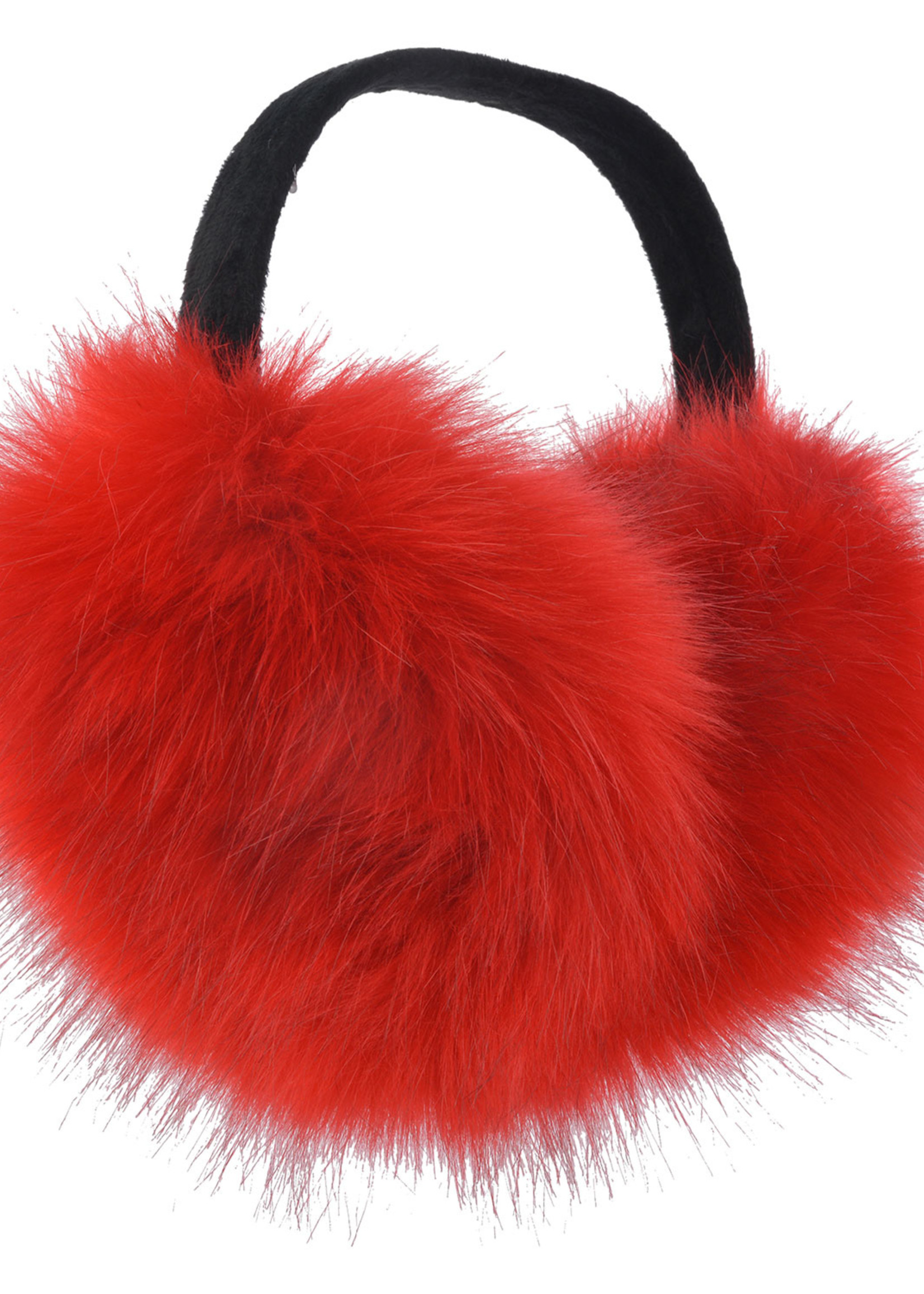 Clayre & Eef Oorwarmer Ø 15 cm rood MLEW0005