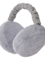 Clayre & Eef Oorwarmer Ø 10 cm grijs MLEW0006G