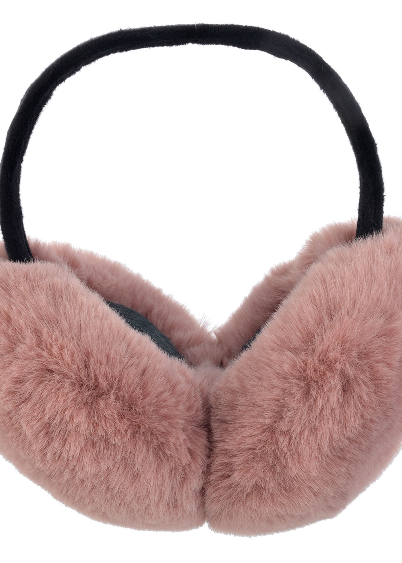 Clayre & Eef Oorwarmer Ø 17 cm roze MLEW0018P