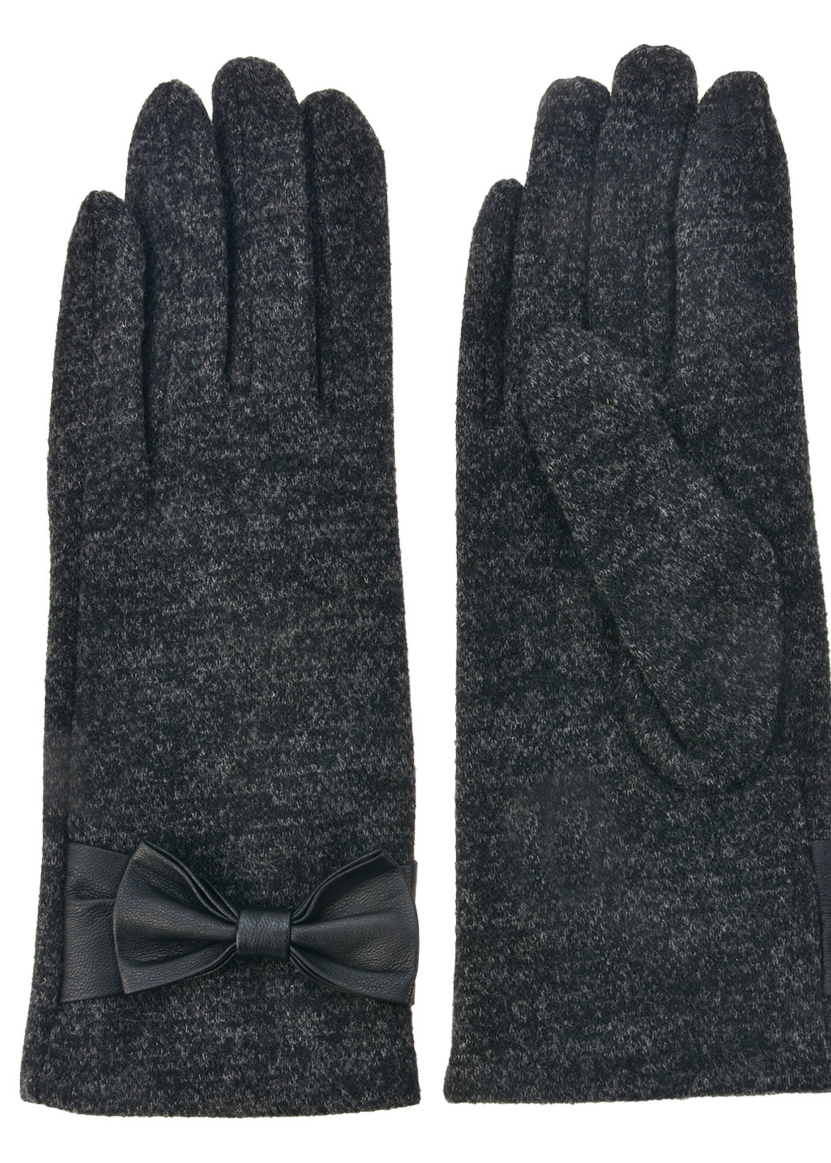 Clayre & Eef Gants 8*24 cm gris MLGL0011DG