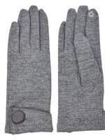 Clayre & Eef Gants 8*24 cm gris MLGL0012G