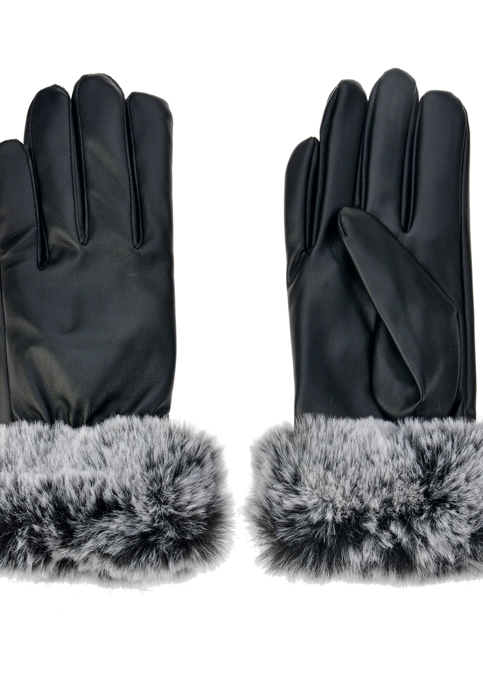 Clayre & Eef Gants 8*24 cm noir MLGL0015