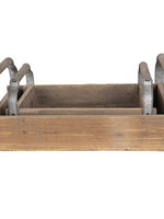 Clayre & Eef Plateau (set 2) 58*35*23 / 45*28*19 cm 6H1736