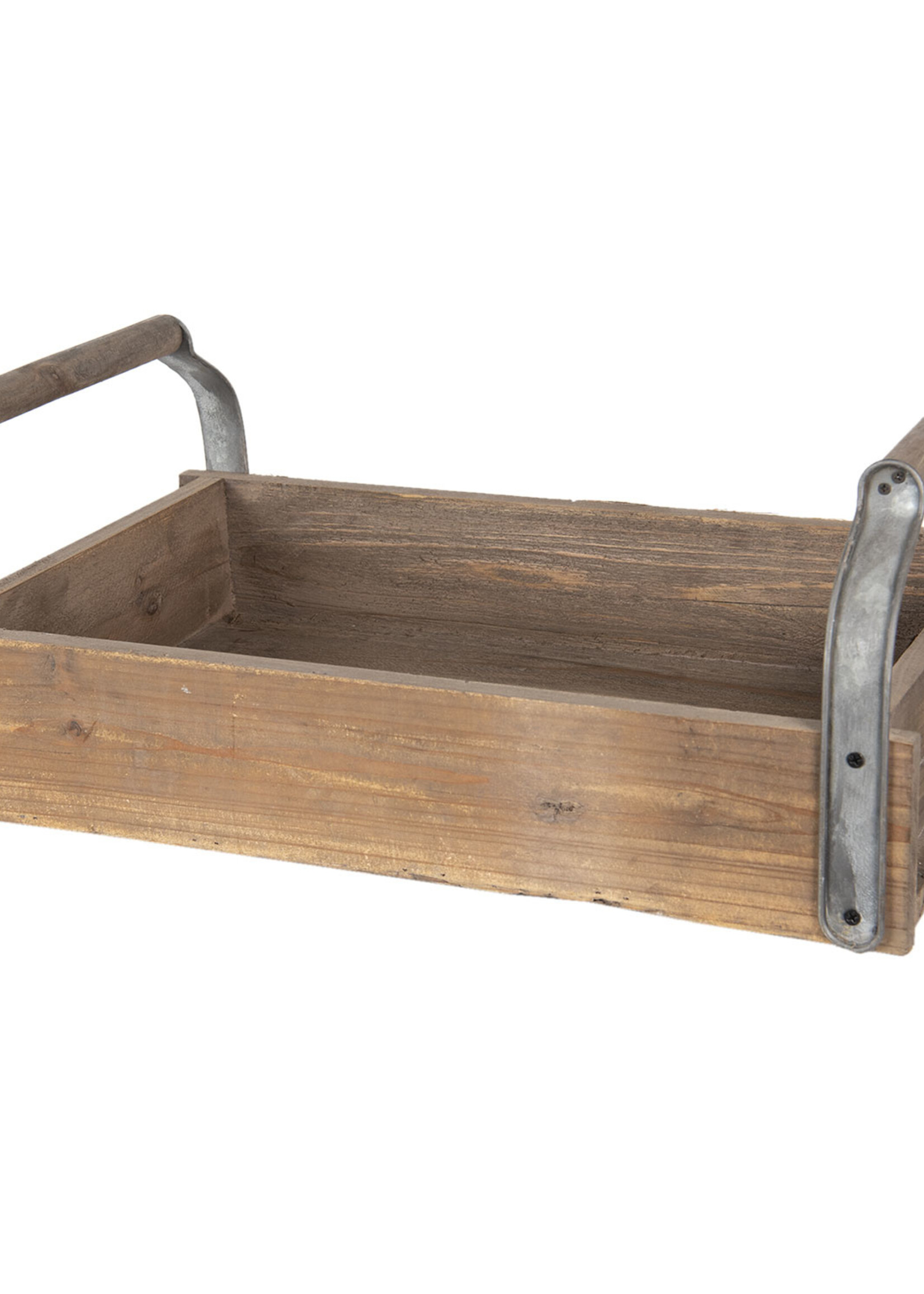 Clayre & Eef Plateau (set 2) 58*35*23 / 45*28*19 cm 6H1736