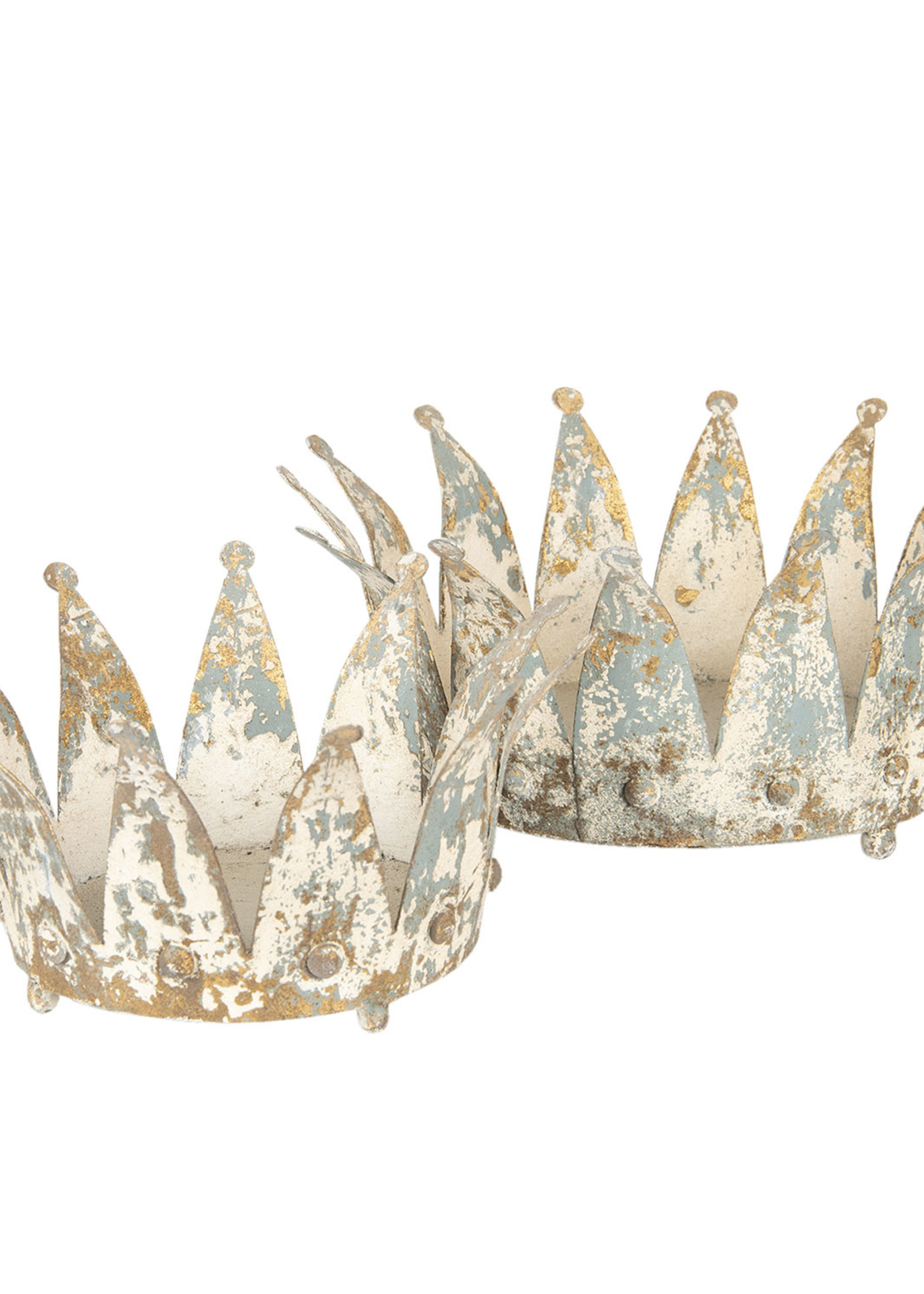 Clayre & Eef Decoratie kroon Ø 35*16/Ø 26*14 cm (2) 6Y2952