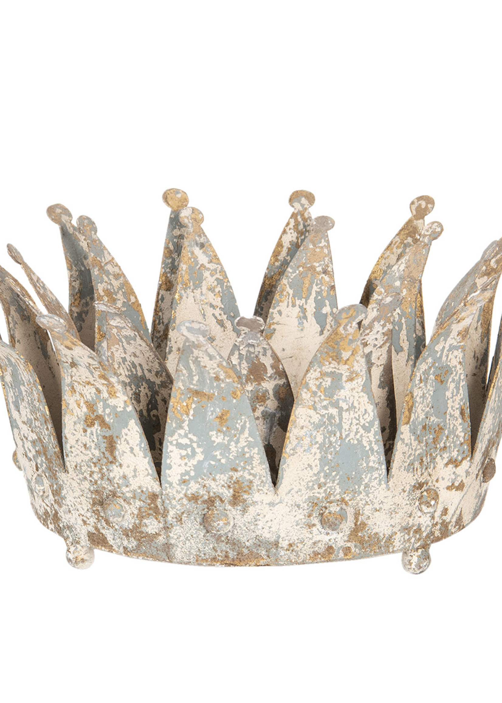 Clayre & Eef Décoration couronne royale Ø 35*16/Ø 26*14 cm (2) 6Y2952