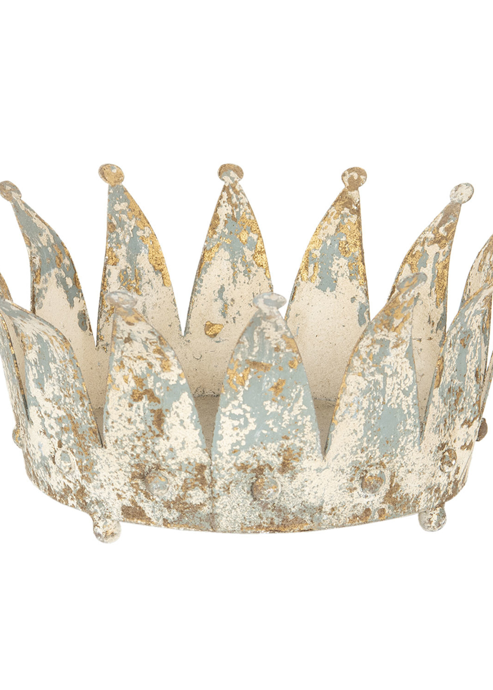 Clayre & Eef Décoration couronne royale Ø 35*16/Ø 26*14 cm (2) 6Y2952