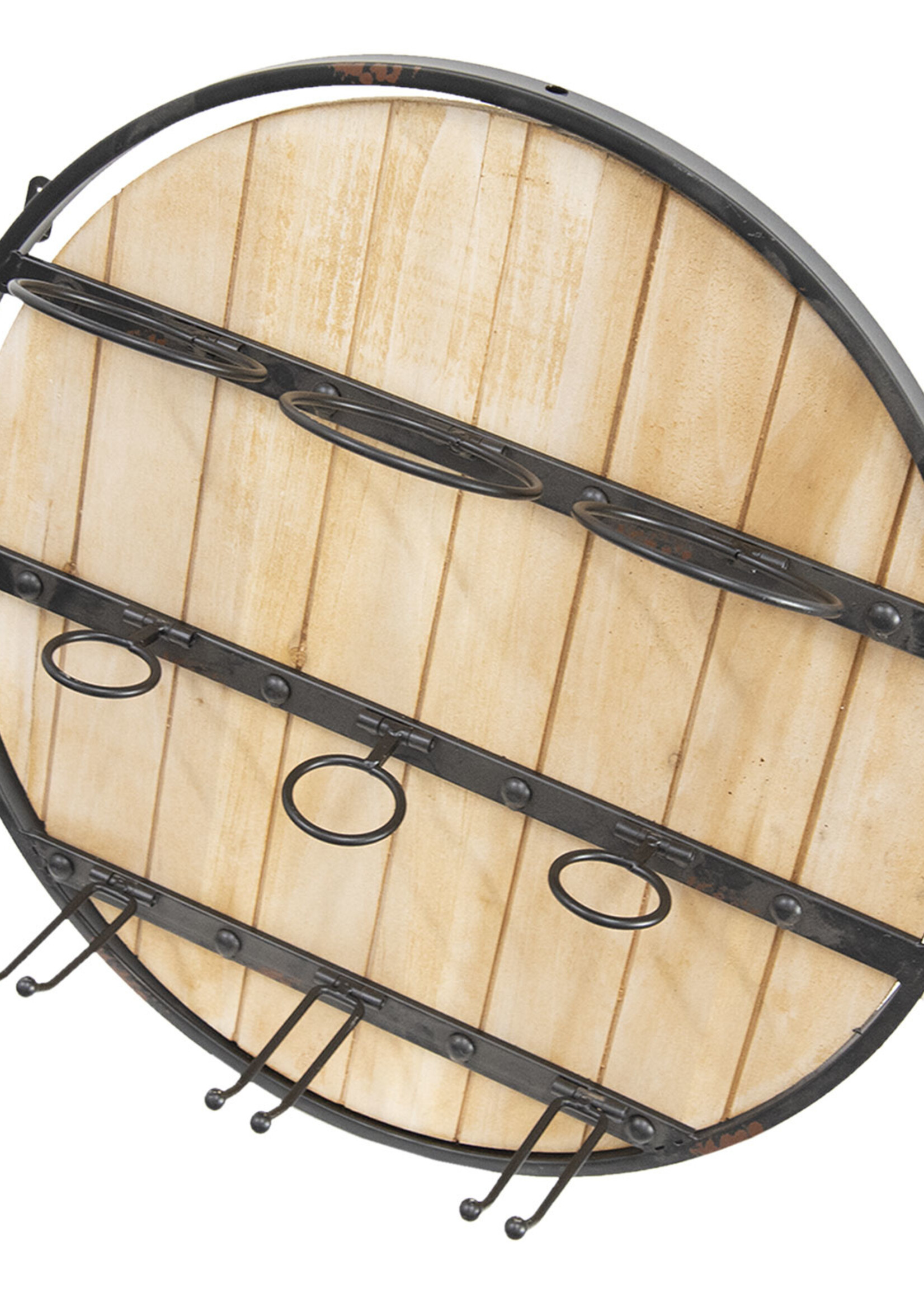 Clayre & Eef Étagère murale Ø50*14 cm 6Y2938