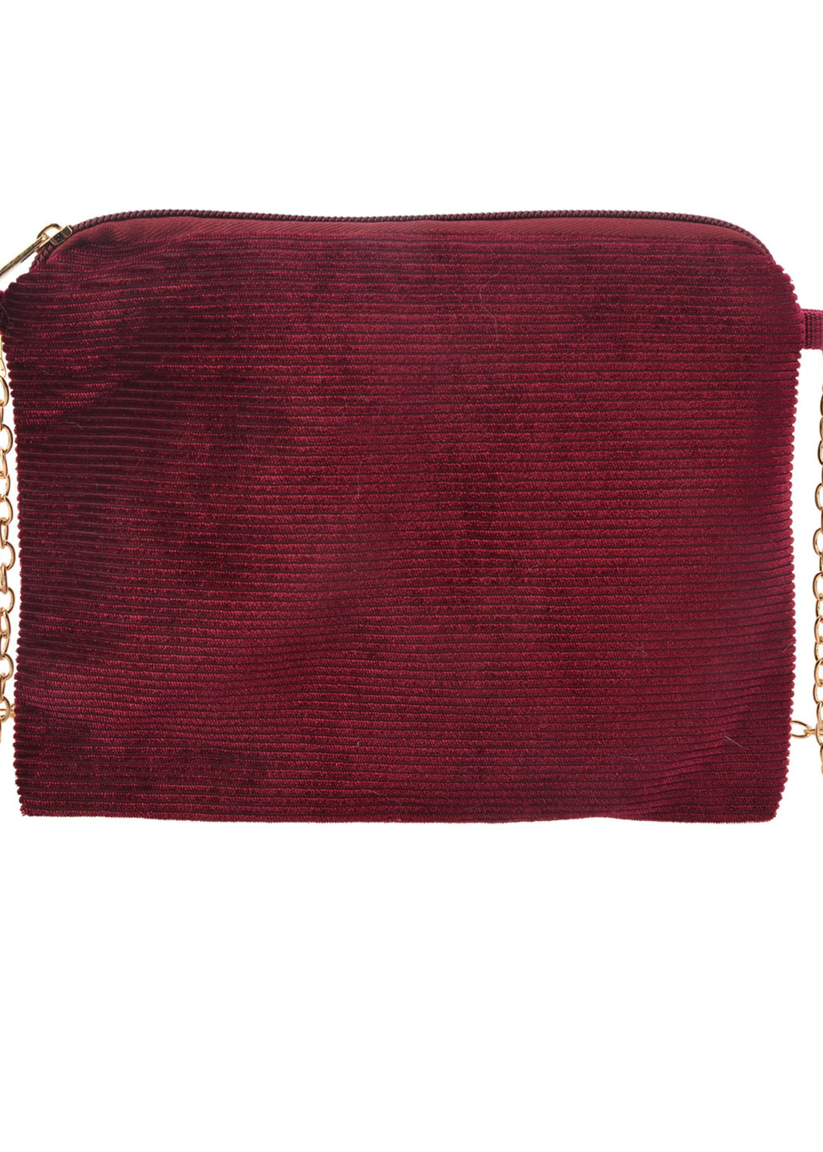 Clayre & Eef Tas rood 20*16 cm MLBAG0357R