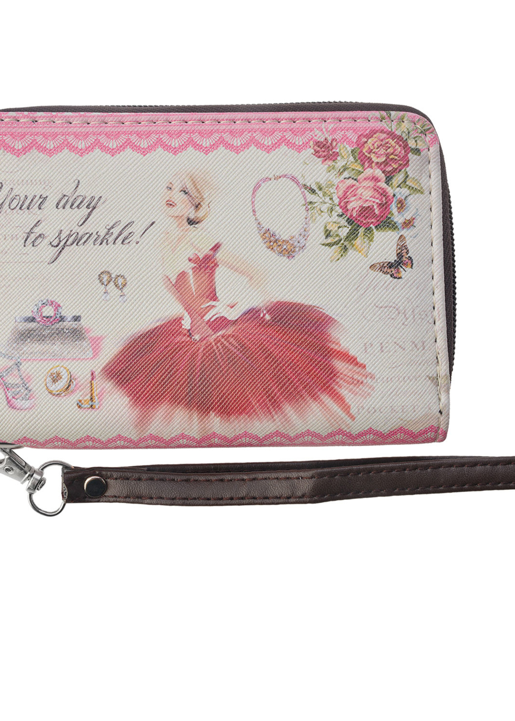 Clayre & Eef Porte-monnaie 14*9 cm multi couleurs MLSBS0026-16