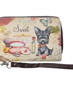 Clayre & Eef Portemonnee 14*9 cm meerkleurig MLSBS0028-16