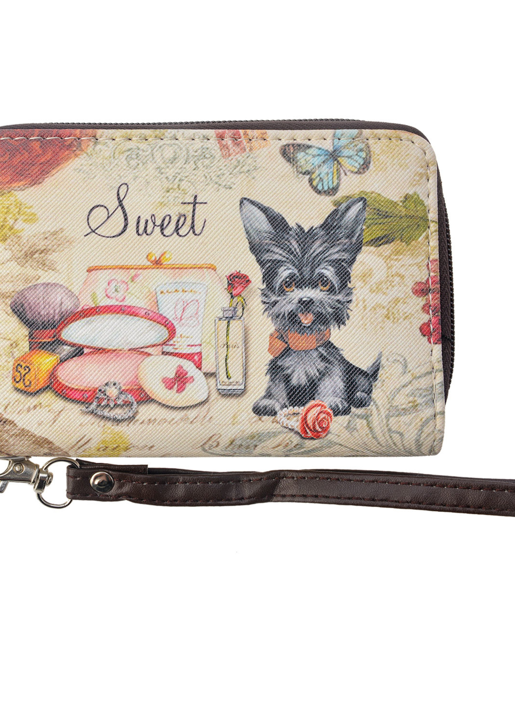 Clayre & Eef Porte-monnaie 14*9 cm multi couleurs MLSBS0028-16