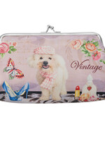 Clayre & Eef Portemonnee 18*10 cm meerkleurig MLSBS0029-05