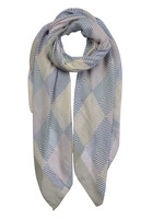 Clayre & Eef Écharpe 90*180 cm vert MLSC0319GR