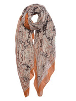 Clayre & Eef Sjaal 90*180 cm geel MLSC0329Y