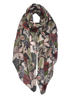 Clayre & Eef Sjaal 90*180 cm groen MLSC0331GR