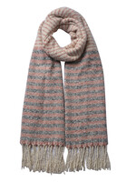 Clayre & Eef Sjaal 65*180 cm roze MLSC0337P