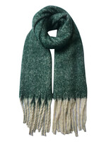 Clayre & Eef Écharpe 50*180 cm vert MLSC0338GR