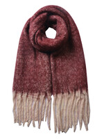 Clayre & Eef Sjaal 50*180 cm rood MLSC0338R