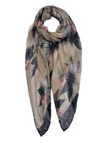 Clayre & Eef Sjaal 90*180 cm zwart MLSC0350Z