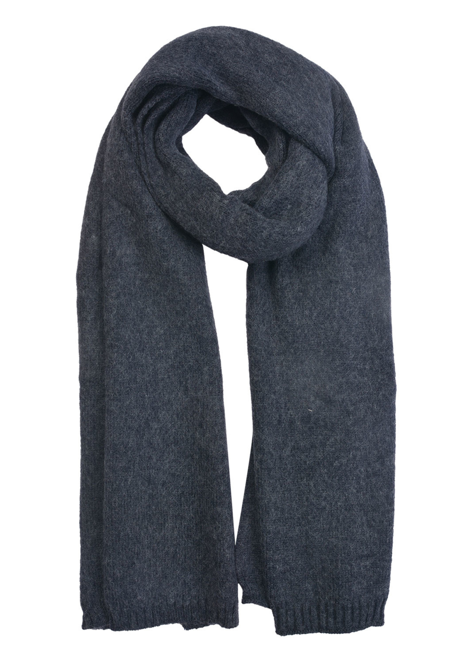 Clayre & Eef Sjaal 35*175 cm blauw MLSC0352BL