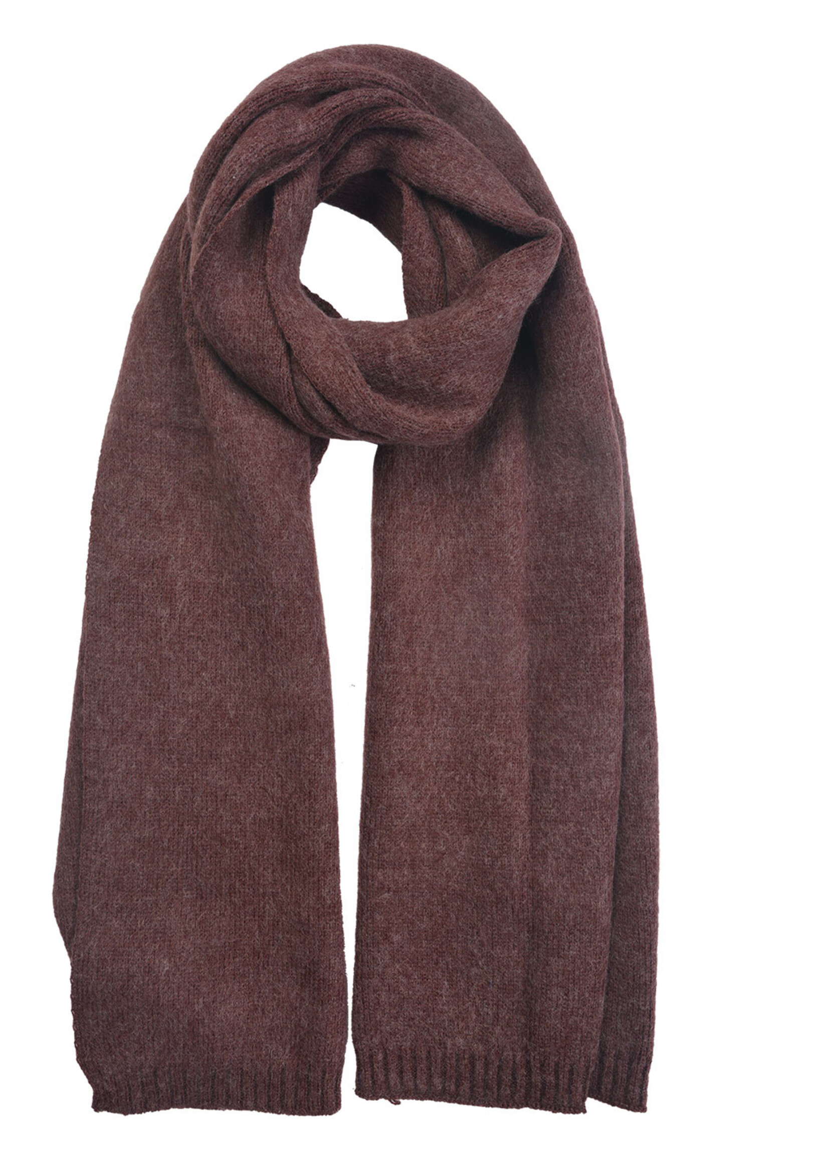 Clayre & Eef Écharpe 35*175 cm bordeaux MLSC0352BU