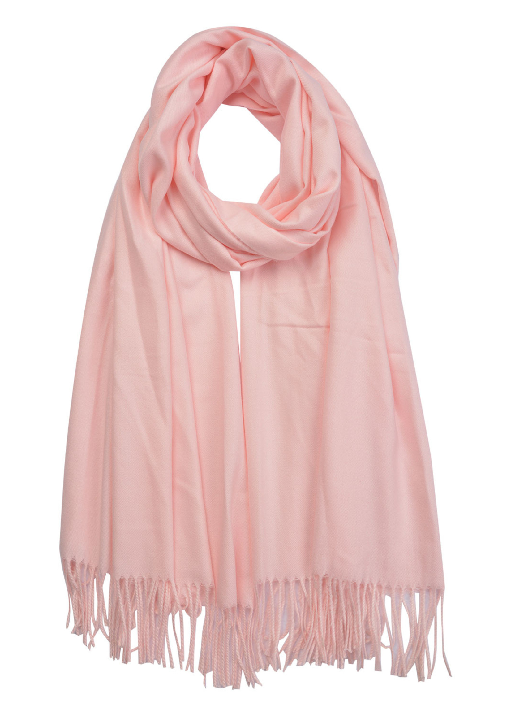 Clayre & Eef Écharpe 70*180 cm rose MLSC0378P