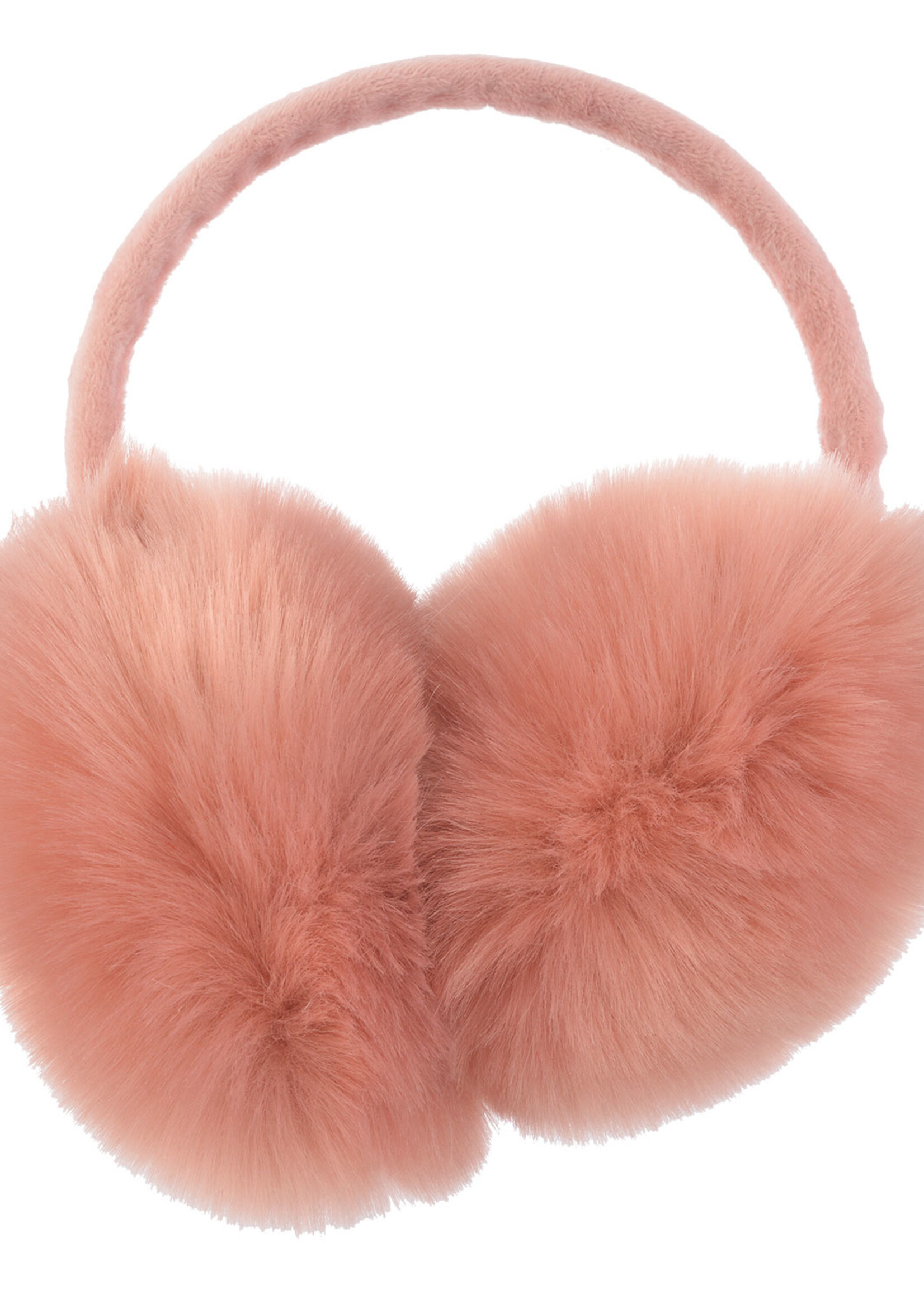 Clayre & Eef Oorwarmer Ø 10 cm roze MLEW0009P