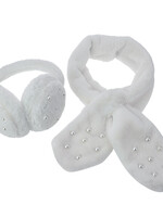 Clayre & Eef Oorwarmer/Sjaal kind wit MLSCCEW0003W