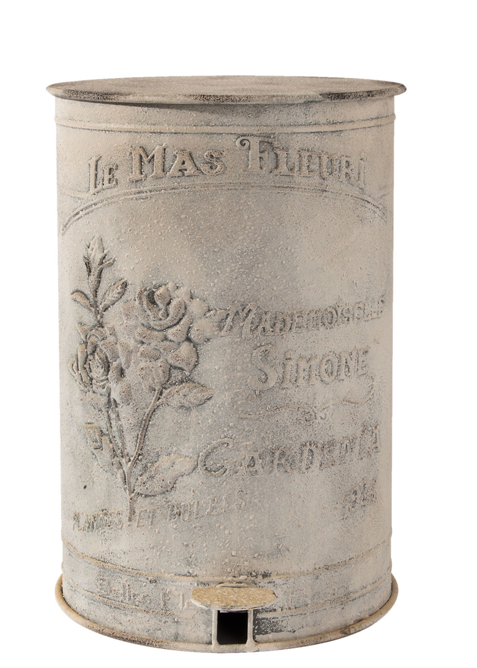 Clayre & Eef Poubelle à pédale 29*35*45 cm / 12000 ml 6Y2370