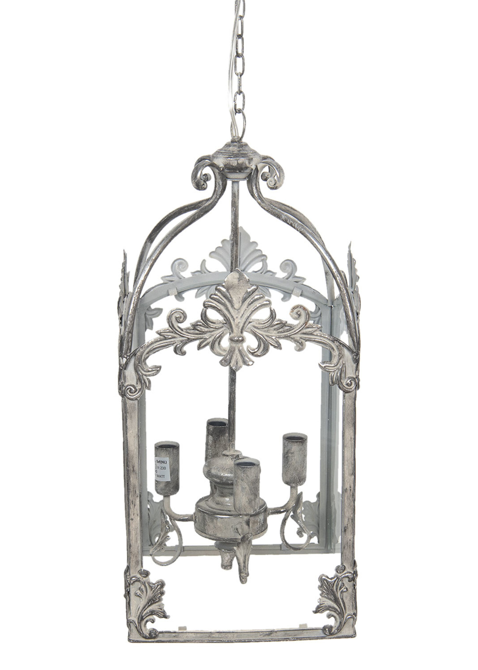 Clayre & Eef Lampe suspendue 28*28*61 cm E14/max 4*60W 5LMP260