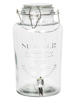 Clayre & Eef Fontaine à boisson avec robinet Ø 15*26 cm / 2800 ml 6GL2416