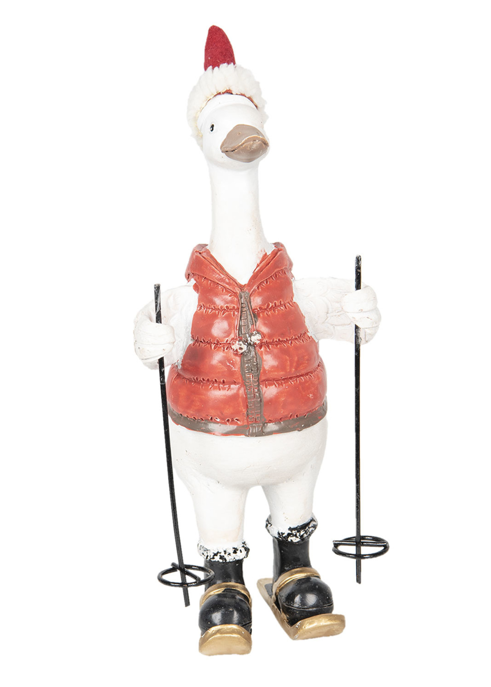 Clayre & Eef Décoration oie 23*9*10 cm 6H1750