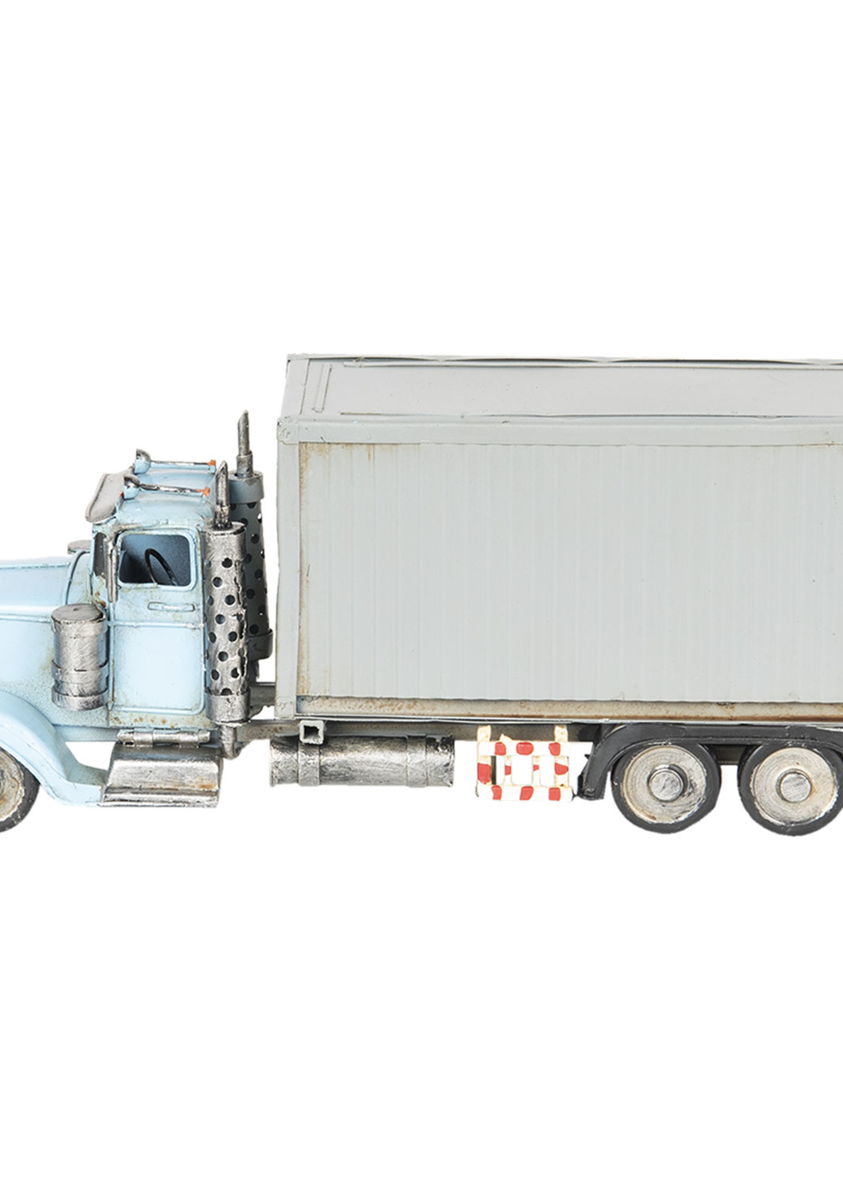 Clayre & Eef Modèle camion avec conteneur 29*10*12 cm 6Y2969