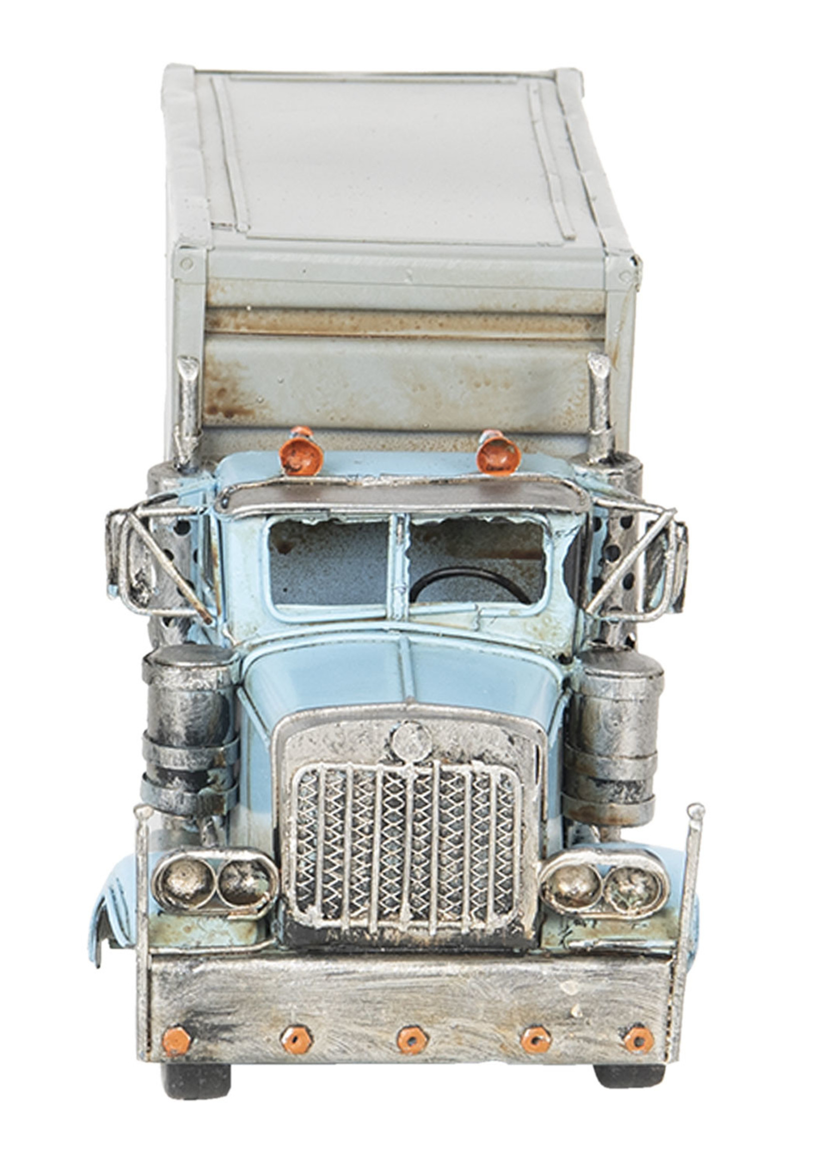 Clayre & Eef Modèle camion avec conteneur 29*10*12 cm 6Y2969