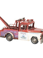 Clayre & Eef Modèle camion de remorquage 31*11*15 cm 6Y2970