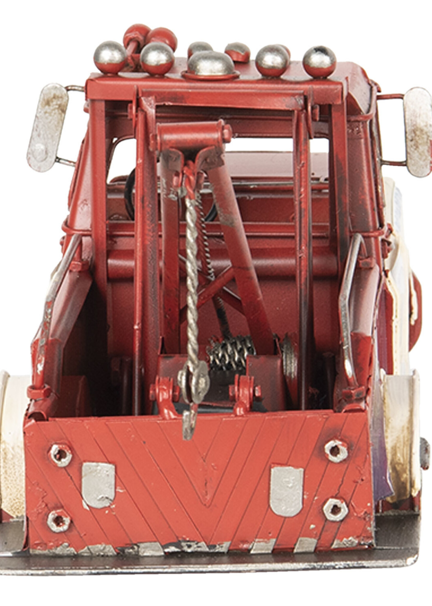 Clayre & Eef Modèle camion de remorquage 31*11*15 cm 6Y2970