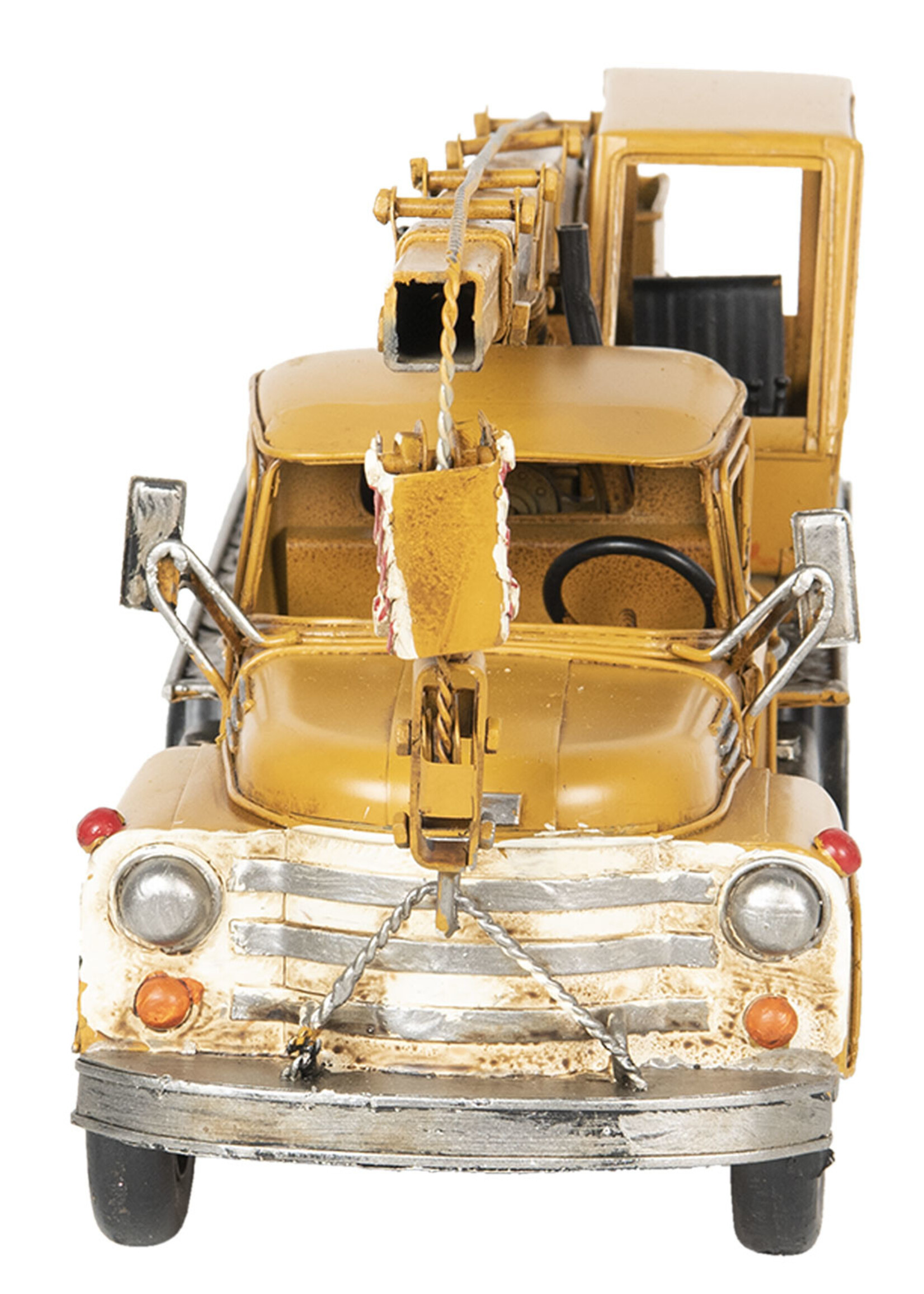 Clayre & Eef Model kraanwagen 46*13*19 cm 6Y2972