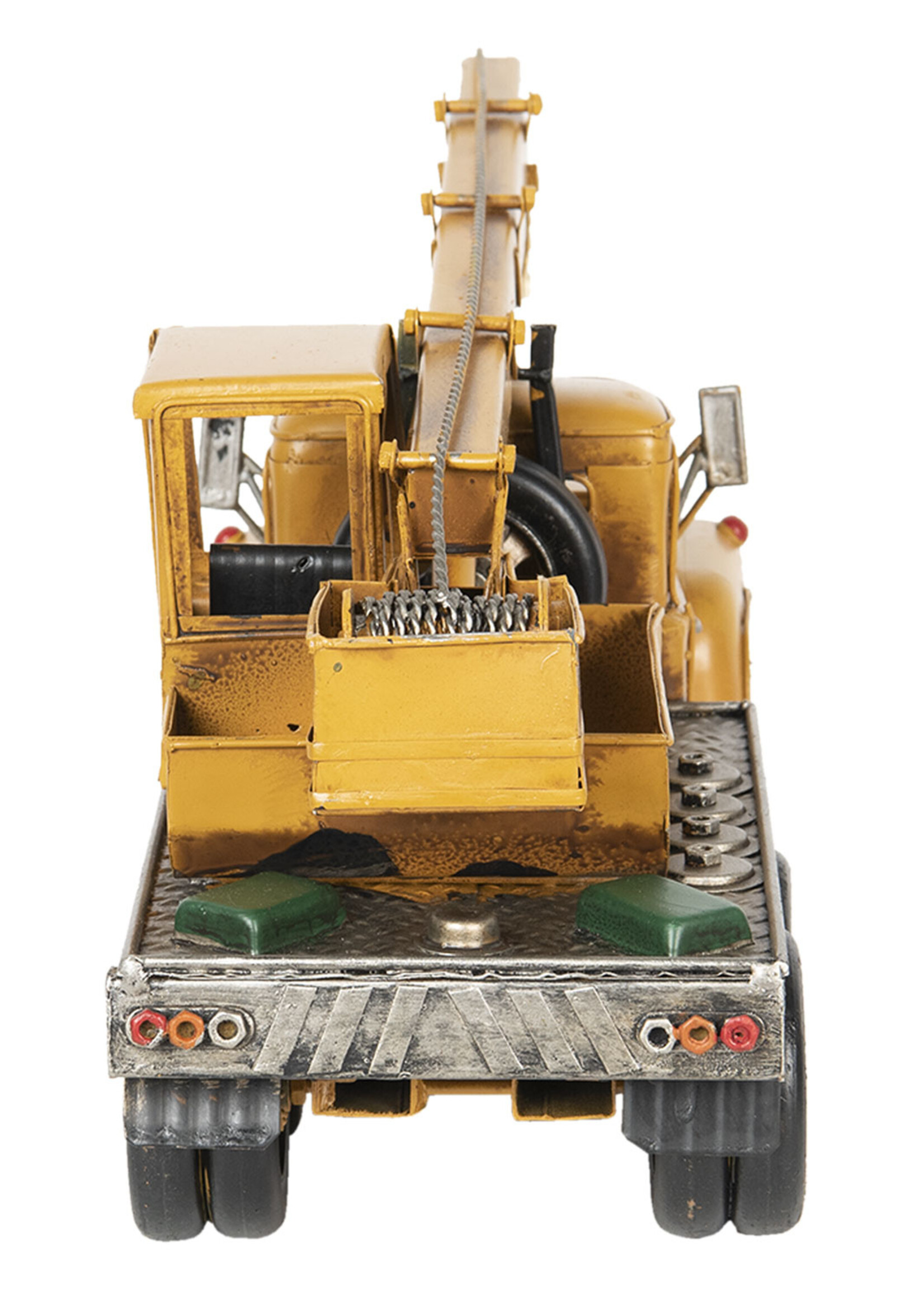 Clayre & Eef Modèle camion grue 46*13*19 cm 6Y2972