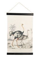 Clayre & Eef Wandkaart dieren 40*2*60 cm 6WK0031