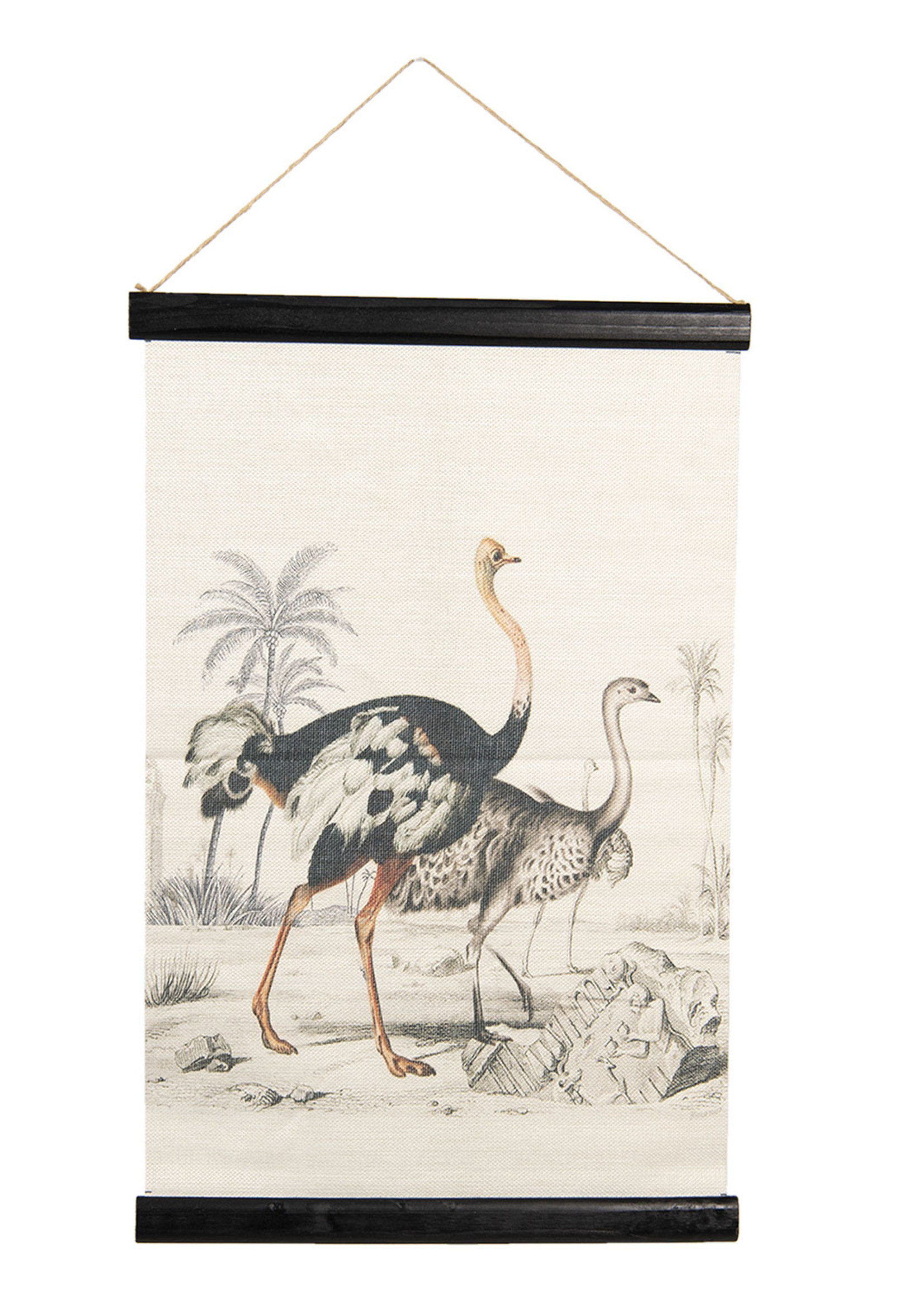 Clayre & Eef Carte murale animaux 40*2*60 cm 6WK0031