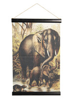 Clayre & Eef Carte murale animaux 40*2*60 cm 6WK0033