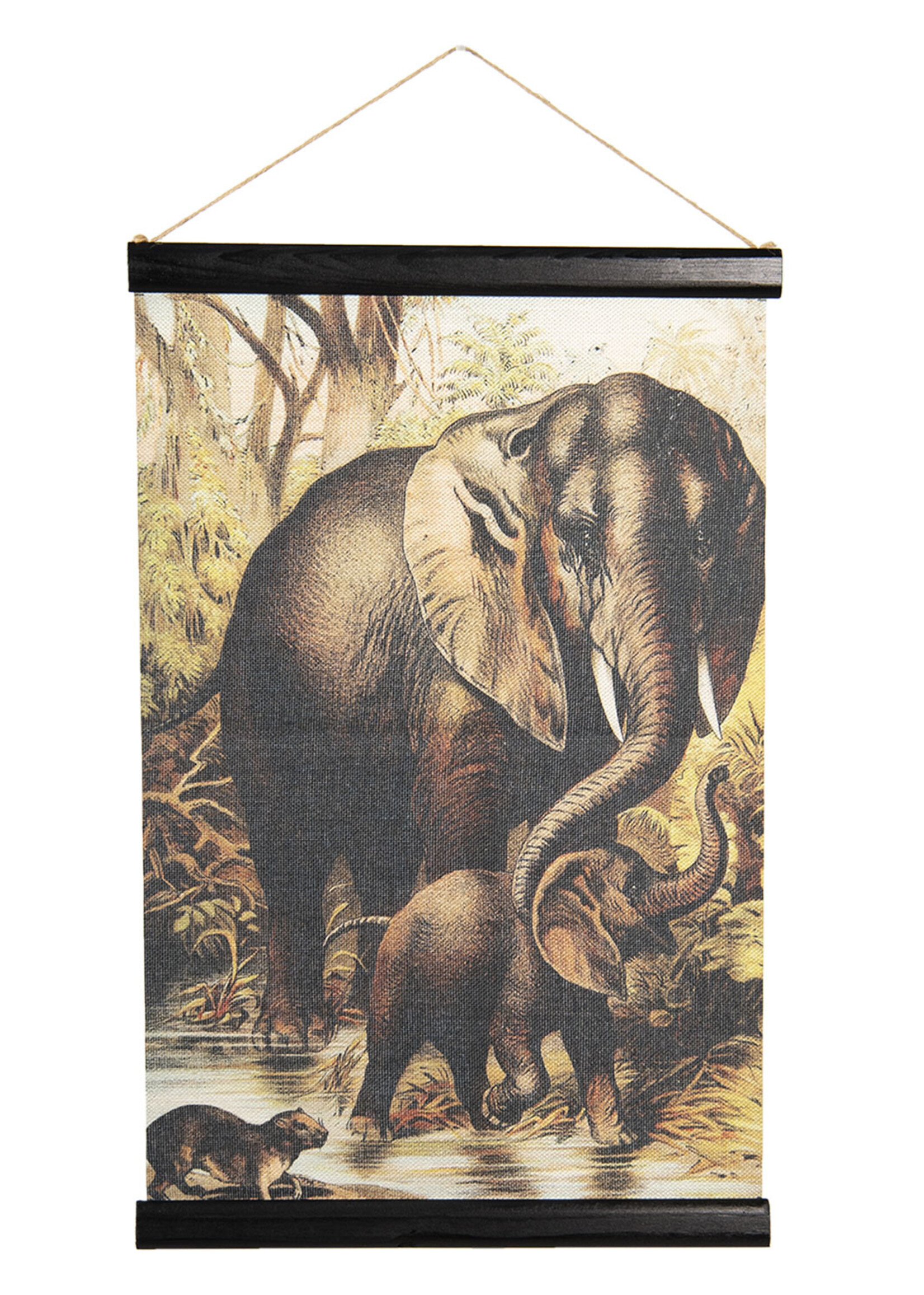 Clayre & Eef Carte murale animaux 40*2*60 cm 6WK0033