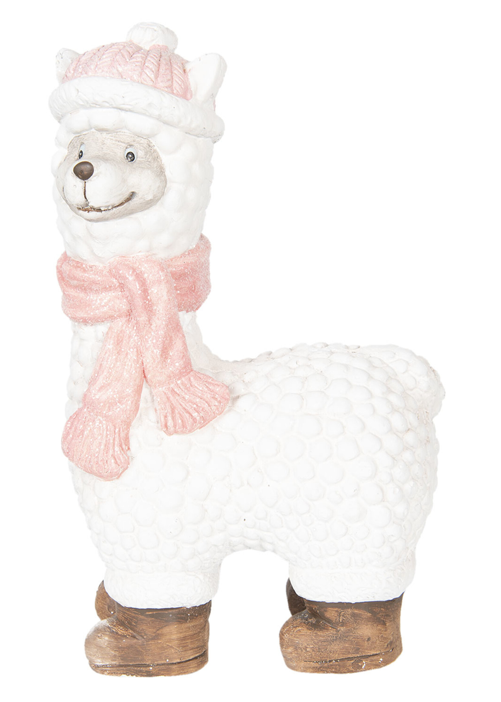 Clayre & Eef Decoratie lama 24*16*39 cm 6CE0992